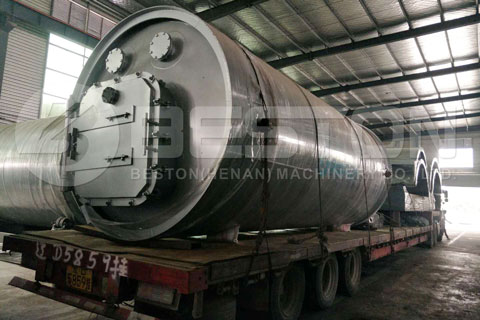 Shipment of Tyre Pyrolysis Plant