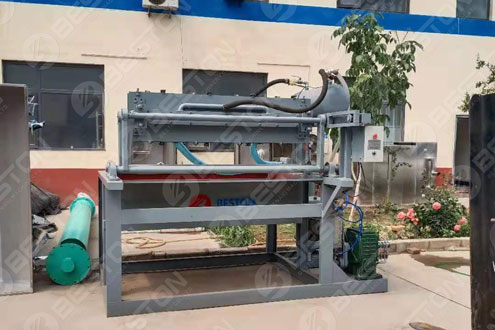 Small Egg Tray Making Machine Shipped to Chile