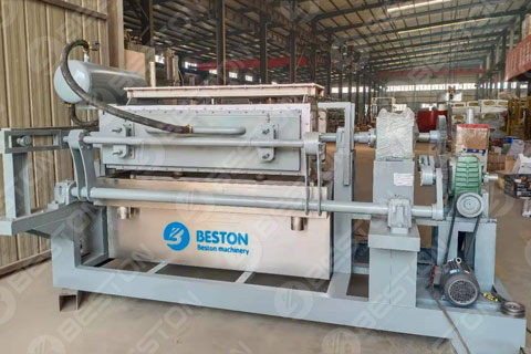 BTF4-4 Egg Tray Making Machine at Beston Manufacturing Factory
